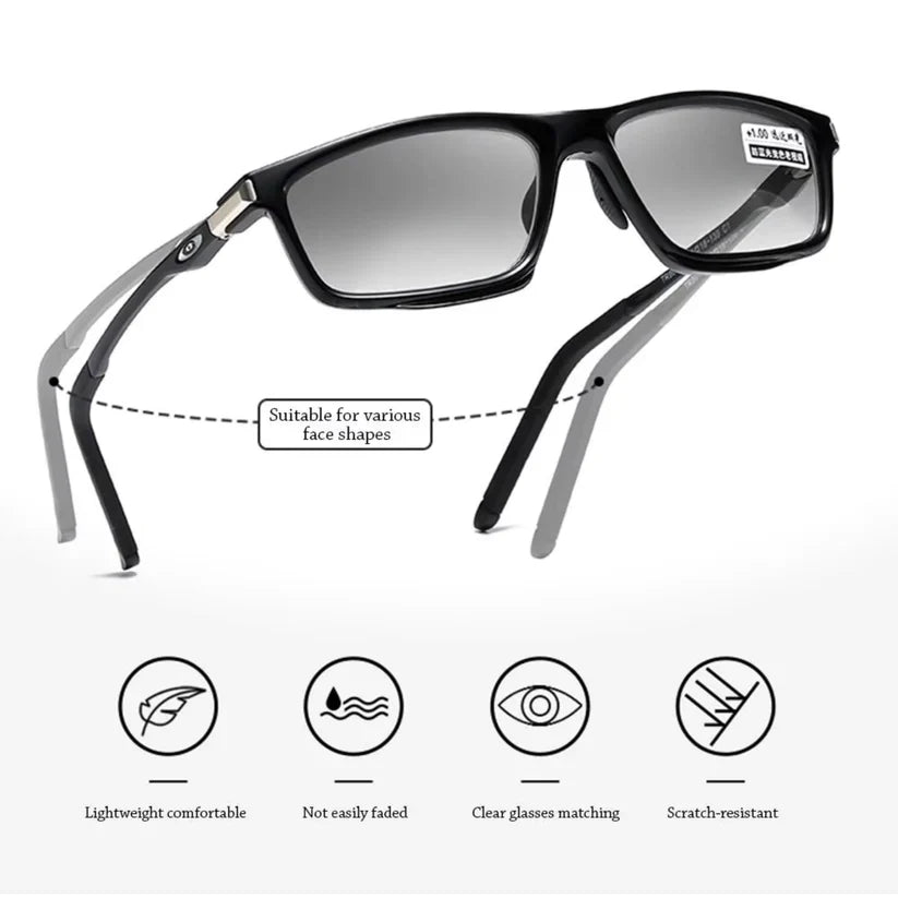 Photochromic TR90 Anti-blue Light Multifocal Progressive Reading Glasses- BUY 1 GET 1 FREE VALENTINE'S OFFER